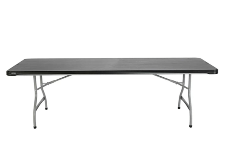 8ft Black Table