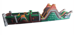66'L Jurassic Dinosaur Obstacle Course
