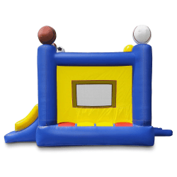 Sports Bounce House with Basketball Hoop 17x13 Commercial Inflatable Sports Bounce House by Cloud 9202 1 1 Sports Bounce House with Basketball Hoop