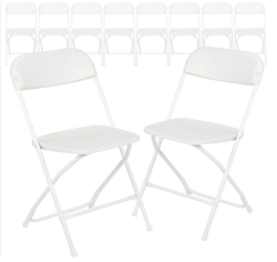 white folding chair rentals grand rapids 1767802759 1 20 x 20 Tent, 6 x 8' Tables, 48 x Chairs - White