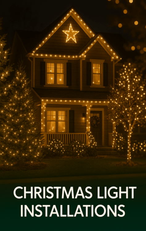 Christmas Light Installation