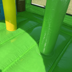 C 291 T Rex 4 1774452239 Tropical T. Rex Bounce House with Dual Lane Waterslide